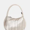 Public Desire The Sia Satin Diamante Trim Mini Bag Ivory Sale