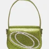 Public Desire The Tonic Cracked Pu Diamante Mini Grab Bag Lime Outlet