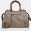 Public Desire The Willa Metallic Zip Detail Tote Bag Grey Fashion