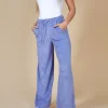 Public Desire Towelling Wide Leg Joggers Purple Fashion