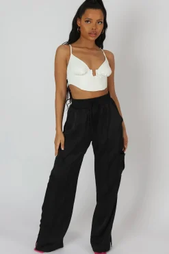 Public Desire U Trim Corset Bralet Ivory Discount