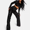 Public Desire Ultimate Sequin Wide Leg Trouser Black Cheap
