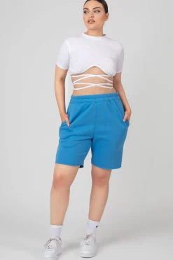 Public Desire Underbust Detail Strappy Crop Top White Discount
