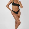 Public Desire Underbust Ribbed Bra Black Cheap