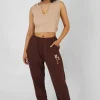 Public Desire V Neck Sleeveless Ribbed Crop Top Camel Flash Sale